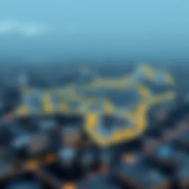 Diverse Property Portfolio of Azizi Developments Map highlighting Azizi Developments' diverse property portfolio