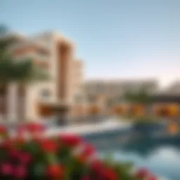 Stunning exterior view of Bulgari Resort Dubai showcasing its unique architectural design