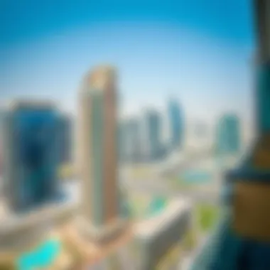 Panoramic View of Business Bay with Vera Residences Panoramic view of Business Bay featuring Vera Residences