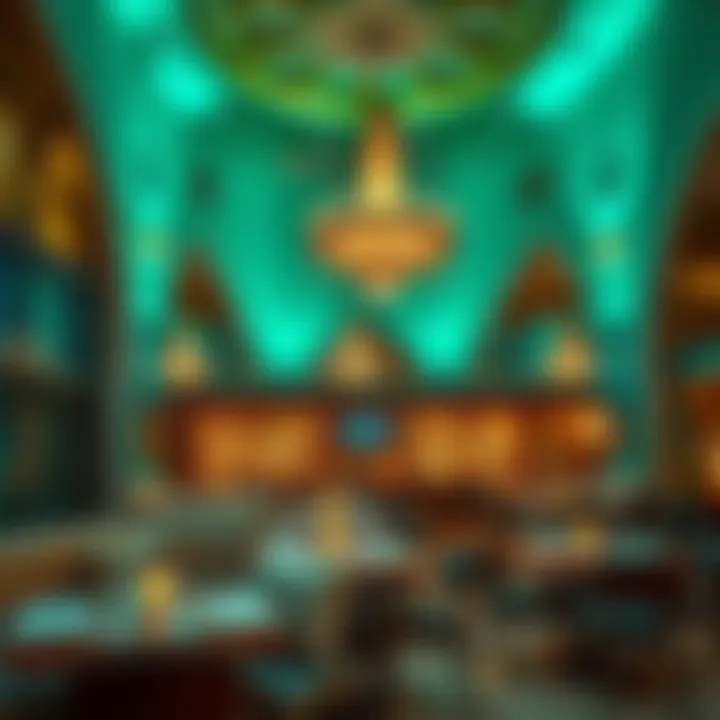 Elegant ambiance of Al Seef dining spots