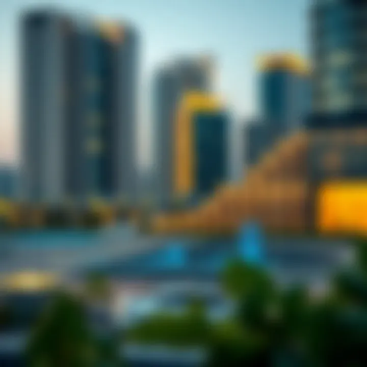 Chart depicting the growth trends in the Dubai property market