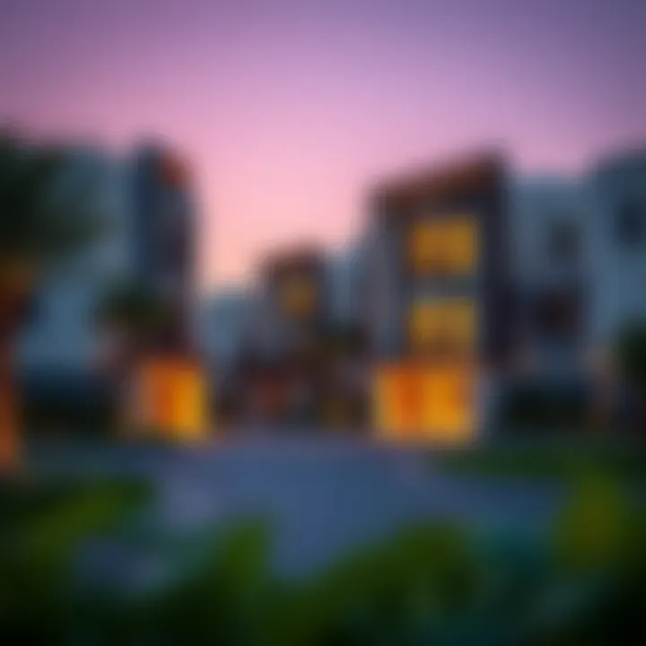 A serene residential community showcasing ideal properties for investment