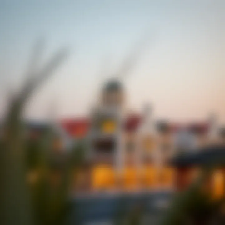 A picturesque view of Al Khubeirah showcasing its blend of modern architecture and traditional elements