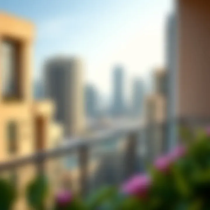 Scenic Balcony View Scenic view from Al Zahia Uptown balcony