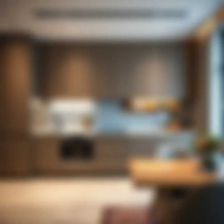 Modern Kitchen Design Modern kitchen design in Al Zahia apartments