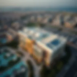 Aerial view of العربي مول showcasing its architectural design