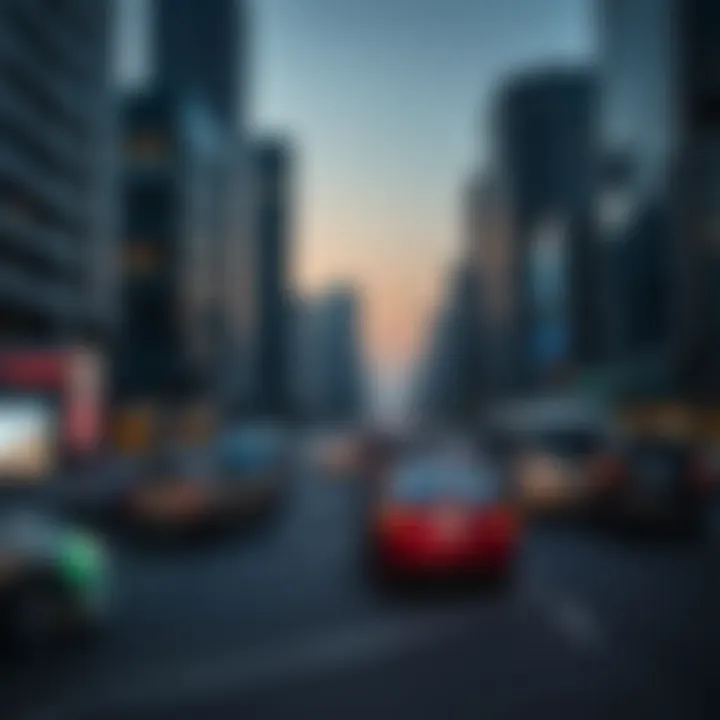 Key Location of Azizi Offices on Sheikh Zayed Road Strategic location map highlighting Sheikh Zayed Road