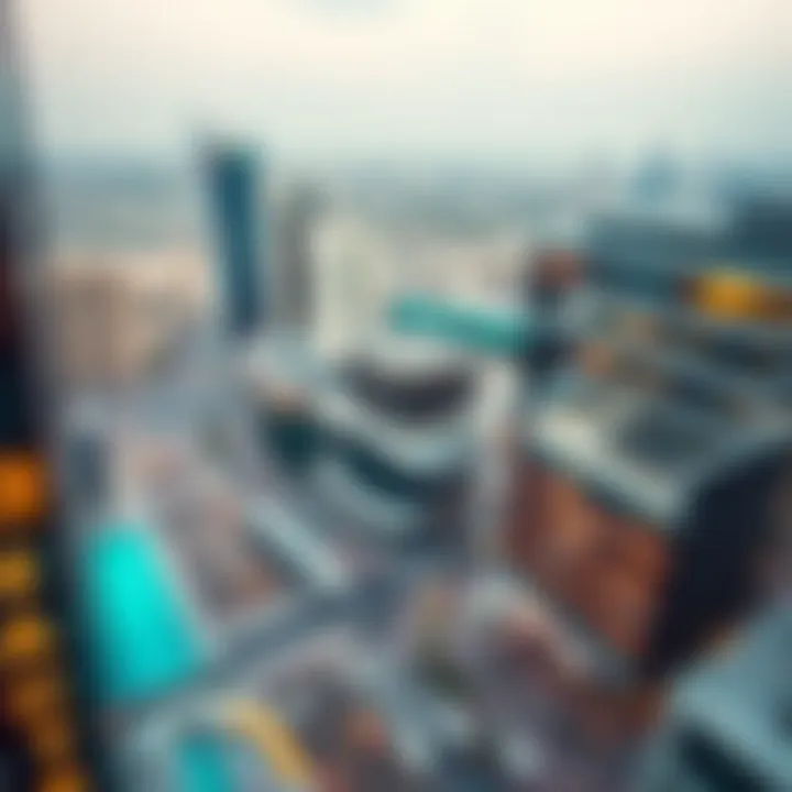 Aesthetic Overview of Azizi Offices Stunning view of Azizi offices on Sheikh Zayed Road