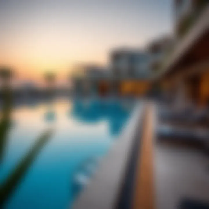 Luxurious Amenities at Badrah Residence Amenities available in Badrah Residence including pool and gym