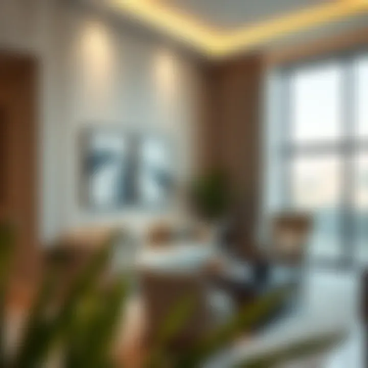 Chic Interior Design of Badrah Apartments Interior design of a modern apartment in Badrah Residence