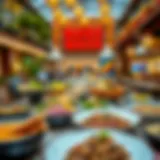 A vibrant spread of international dishes reflecting diverse cultures