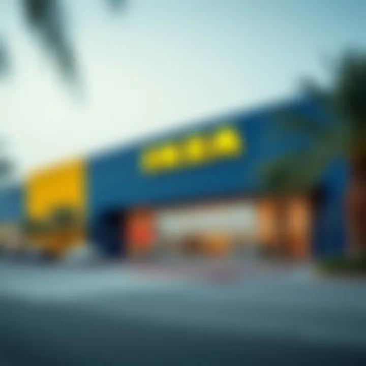 IKEA's Architectural Presence in Dubai IKEA store exterior in Dubai