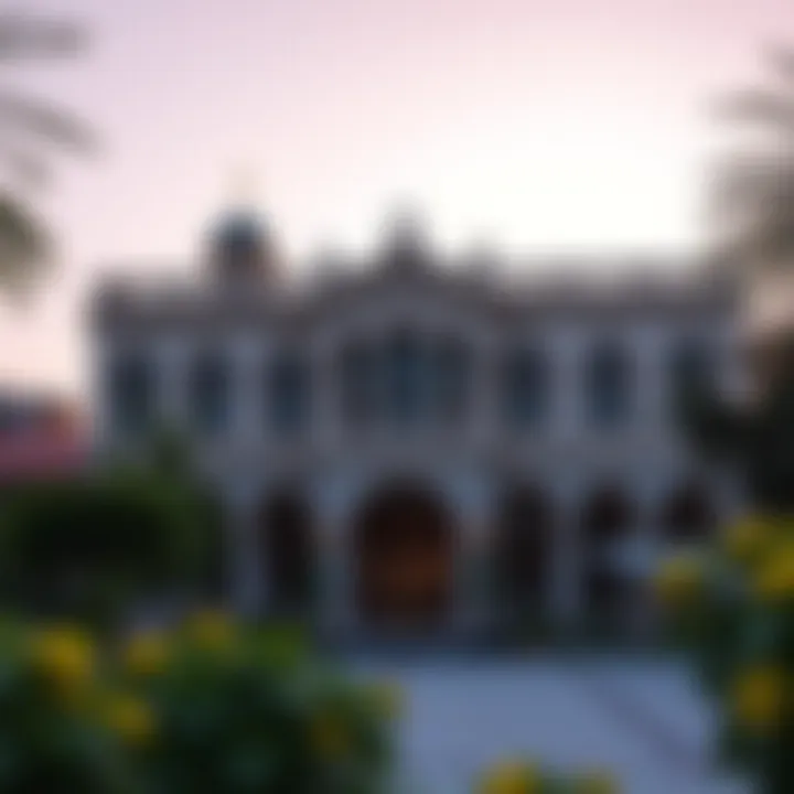 Architectural Grandeur of فندق جميرا Exterior view of فندق جميرا showcasing its architectural grandeur