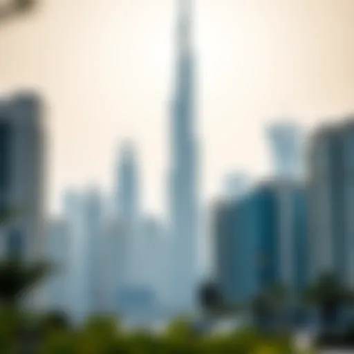 Dubai Skyline Dubai skyline with modern architecture