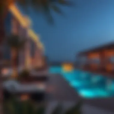 Luxurious amenities available in Shams