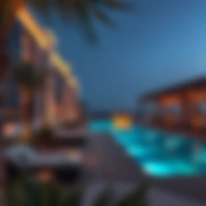 Luxurious amenities available in Shams