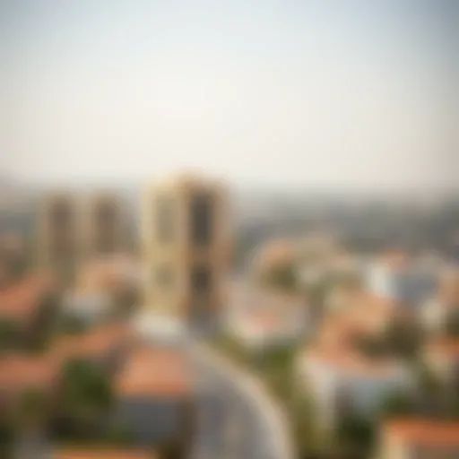 Panoramic view of Abu Shagara neighborhood