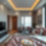 Chic Studio Flat Interior Modern studio flat interior showcasing contemporary decor and design