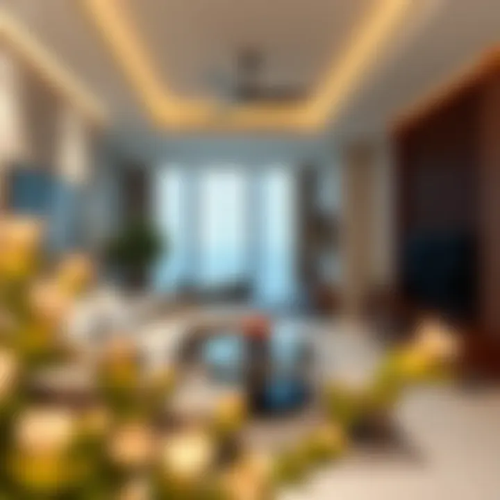 Luxury Apartment Interior in Sobha Hartland Building 6 Interior design of a luxury apartment in Sobha Hartland Building 6