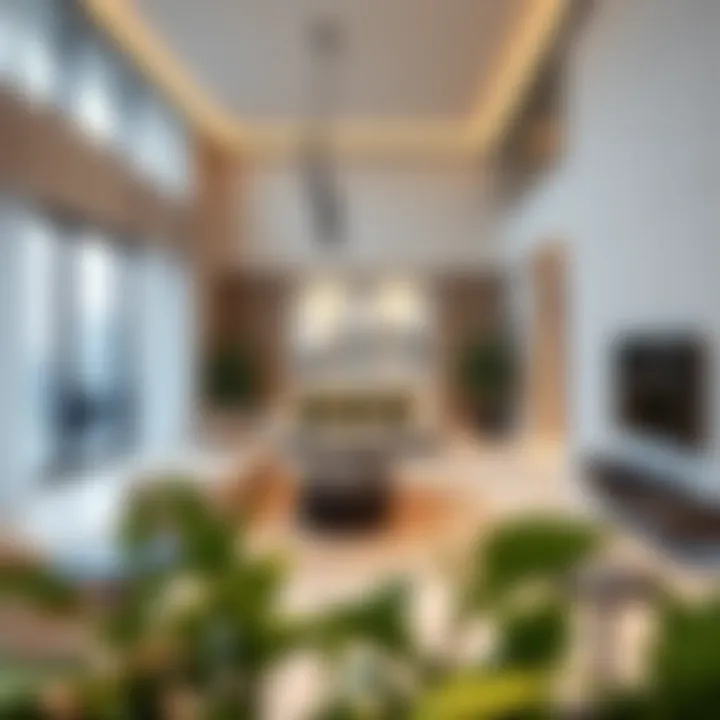 Modern Elegance: Interiors of Dubai Apartments A luxurious apartment interior showcasing modern design