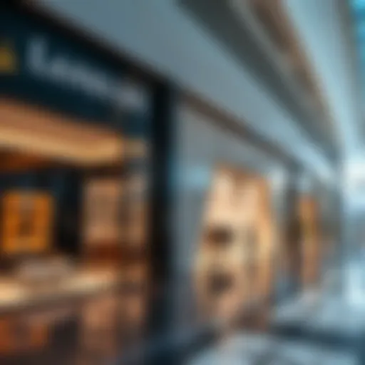 Luxurious Designer Brands at Dubai Mall Luxurious storefront featuring designer brands