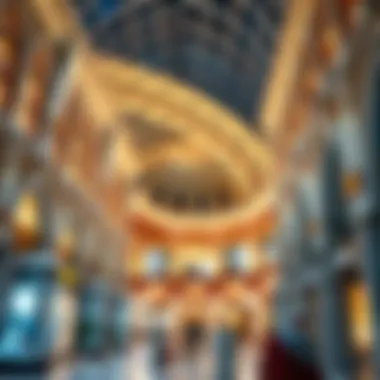 Architectural details of WTC Souk