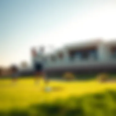 Golfing Experience at Emirates Golf Club Golfers enjoying a sunny day on the course