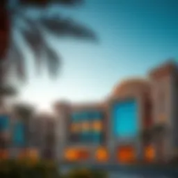 Luxurious facade of Zada Damac.