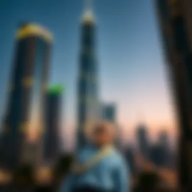 Luxury Living in Dubai Luxurious residential skyscrapers in Dubai