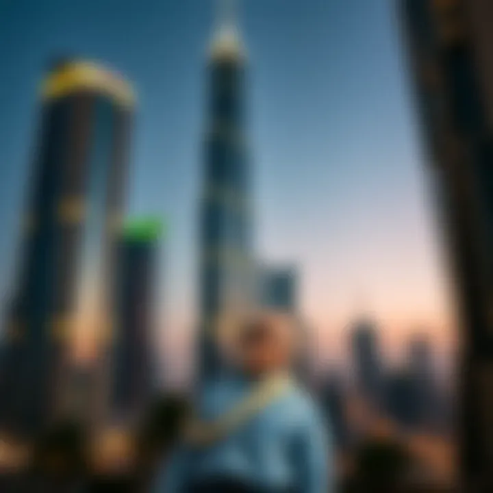Luxury Living in Dubai Luxurious residential skyscrapers in Dubai