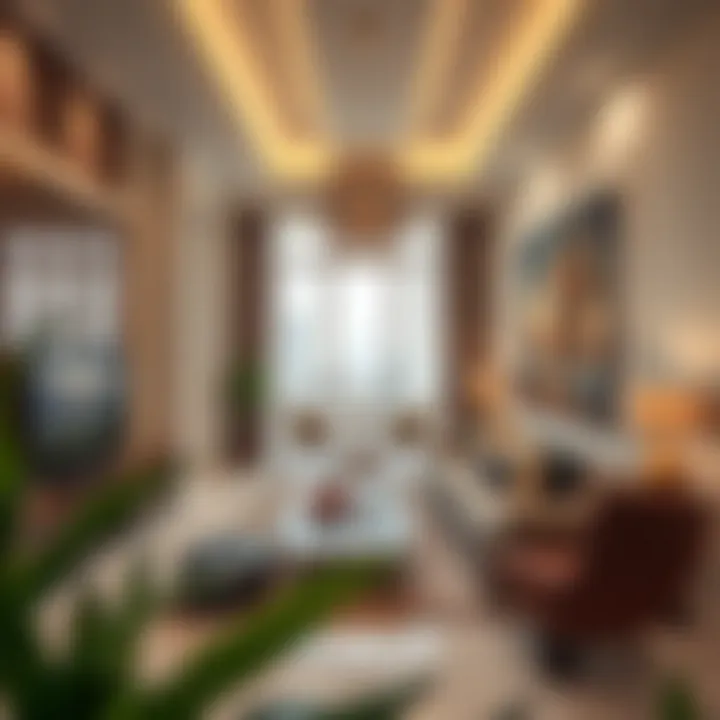 Luxury Interior Design at Le Reve Towers Luxurious interior design of a Le Reve Towers apartment