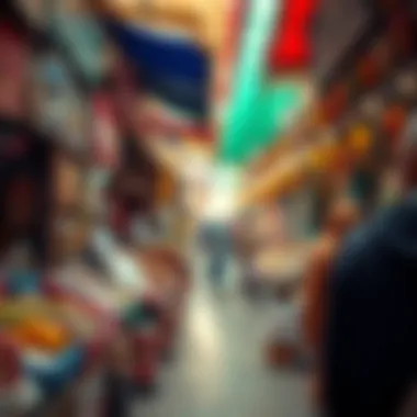 Cultural Market in Dubai A vibrant traditional market reflecting Arab culture