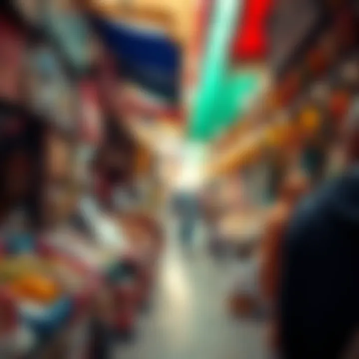 Cultural Market in Dubai A vibrant traditional market reflecting Arab culture