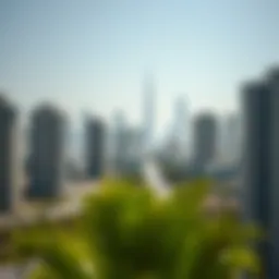 Overview of Dubai's residential skyline