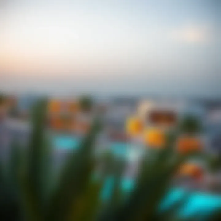 Map of Mirdif indicating prime locations for rental villas