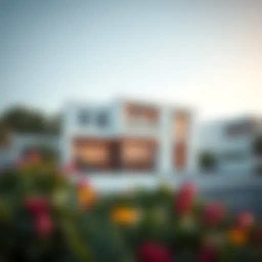 Modern Architecture of Rental Villas in Mirdif Luxurious rental villa in Mirdif showcasing modern architecture