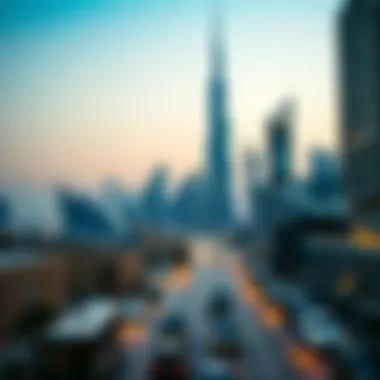 Dubai's Iconic Skyline and Real Estate Potential Skyline of Dubai highlighting iconic buildings