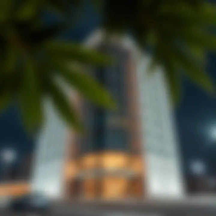 Modern Architectural Design of Sheikha Maryam Building Stunning facade of Sheikha Maryam Building showcasing modern architectural design