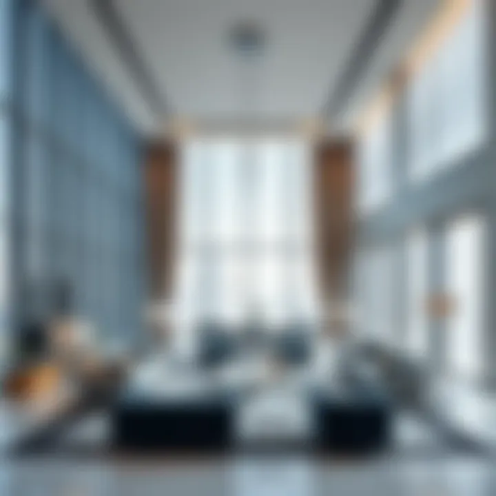 Sophisticated Interior Design of Sheikha Maryam Building Interior view highlighting sophisticated design elements of Sheikha Maryam Building