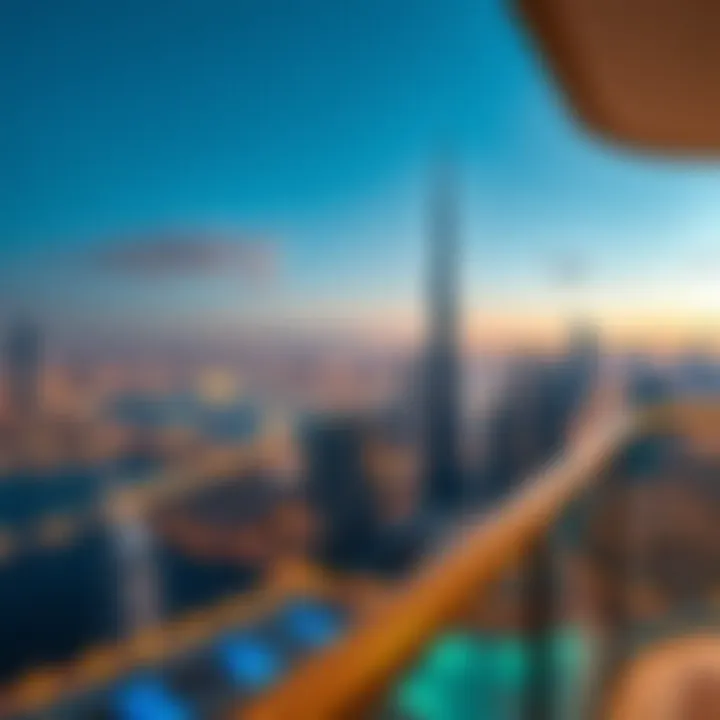 Breathtaking skyline view from Silkhaus