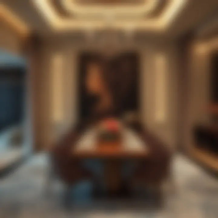 Elegance in Dining at St. Regis The Residences Dining area showcasing elegance in St. Regis The Residences