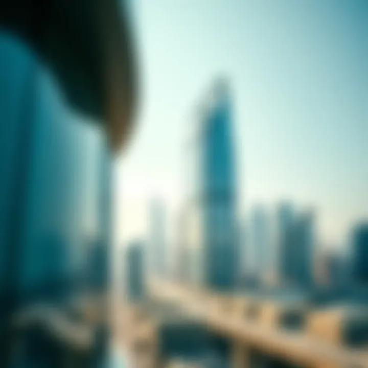 Integration with Dubai's Skyline The Edge Building integrated into Dubai's urban skyline