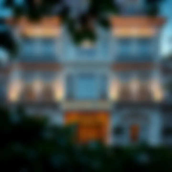 Architectural Elegance of The Manor Hotel Elegant facade of The Manor Hotel