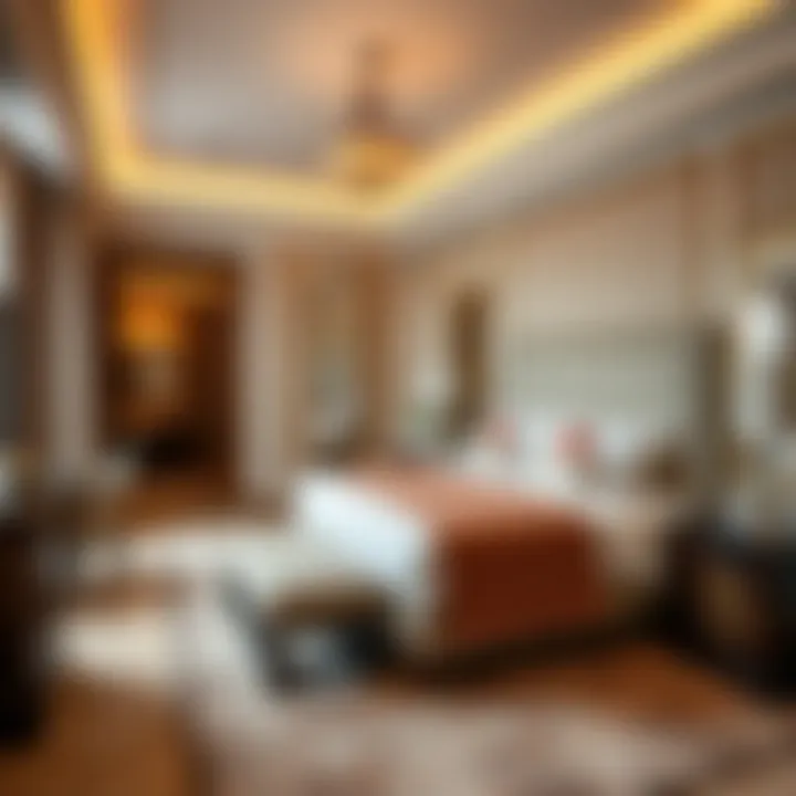 Opulent Accommodations at The Manor Hotel Luxurious guest room at The Manor Hotel