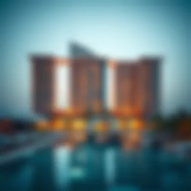 Architectural Elegance of The Palm Tower Residences Stunning view of The Palm Tower Residences showcasing architectural elegance